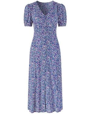 Joe Browns Penelope Ditsy Print Dress - Blue