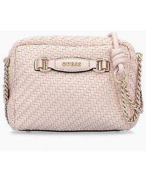 Guess Francy Woven Camera Cross-Body - Pink