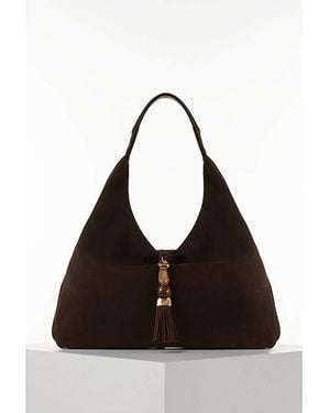 LUELLA GREY LONDON Luella Pandora Suede Hobo - Black