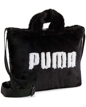 PUMA Core Fur Mini Tote - Black