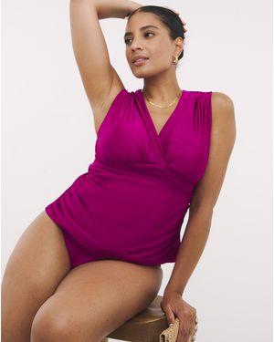 MAGISCULPT Tummy Control Tankini Set - Purple