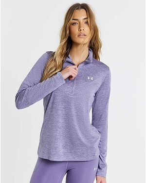 Under Armour Tech 1/2 Zip Twist Top - Purple