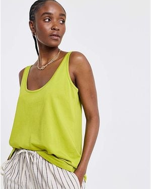 Simply Be Slouch Vest - Green