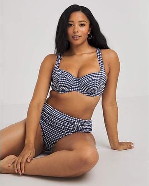 Panache Olivia Full Cup Wired Bikini Top - Blue