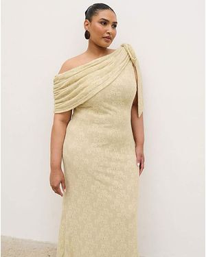 Pretty Lavish Freya Floral Maxi Dress - Natural