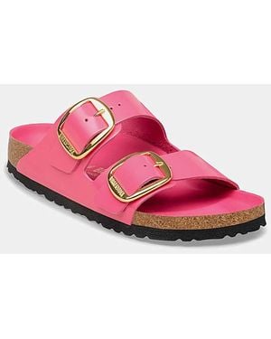 Birkenstock Arizona Shine Buckle Sandals - Pink