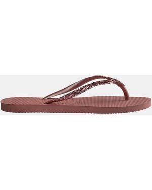 Havaianas Slim Glitter Ii Flip Flop - Natural