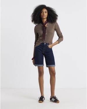 Simply Be 24/7 Knee Short - Blue