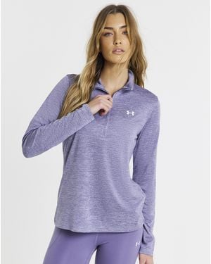 Under Armour Tech 1/2 Zip Twist Top - Purple