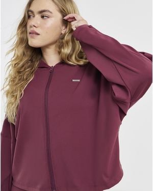 Sculpt Activewear Oversized Light Zip - Purple