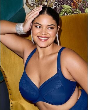 Elomi Nerina Plunge Wired Bra - Blue