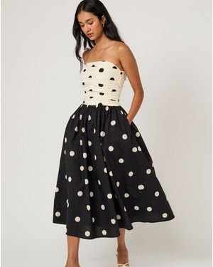 Nobody's Child Nc Alice Midi Dress P - White