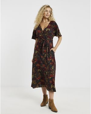 Joe Browns Autumn Colours Dress - Brown
