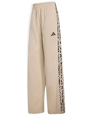 adidas Animal Print 3-Stripes Trousers - Natural