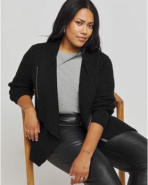 Joe Browns Rock Chick Zip Cardigan - Black