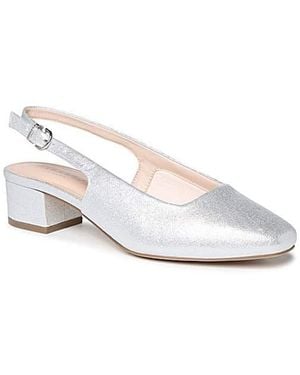 Paradox London Giulietta Wide Slingbacks - White
