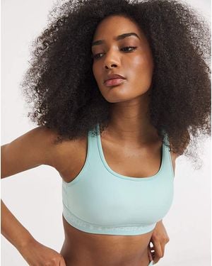 Under Armour Crossback Mid Support Bra - White