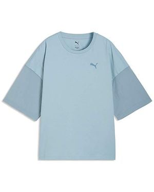 PUMA Her Oversized T-Shirt - Blue