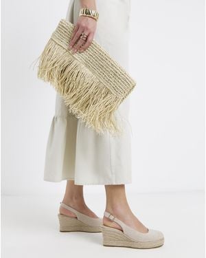 Simply Be Espadrille Slingback Extra Wide Fit - White