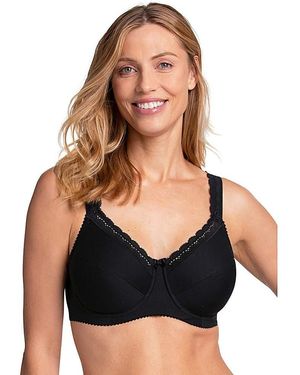 Miss Mary Of Sweden Miss Mary Cotton Comfort Bra - Black