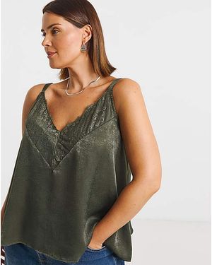 Simply Be Lace Cami - Black