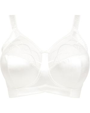 Elomi Cate Full Cup Non Wired Bra - White