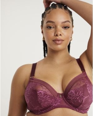 Fantasie Fusion Lace Plunge Bra - Purple