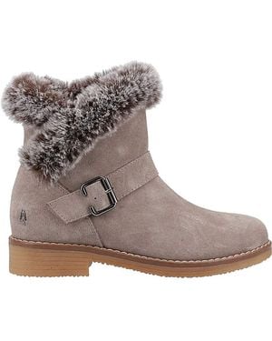 Hush Puppies Hannah Wide Fit Boot - Grey