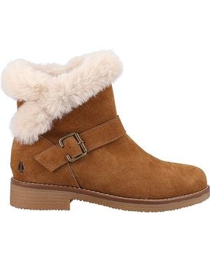 Hush Puppies Hannah Wide Fit Boot - Brown