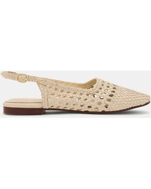 Nobody's Child Nc Weave Slingbacks - Natural