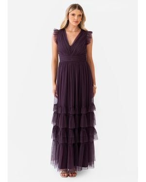 Anaya with love Anaya Plain Dress - Purple