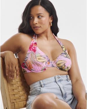 Figleaves Fiji Halterneck Bikini Top - Multicolour
