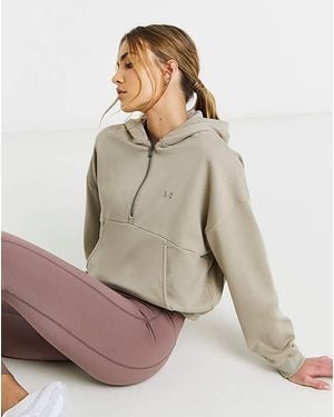 Under Armour Icon Fleece 1/2 Zip Hoodie - Natural