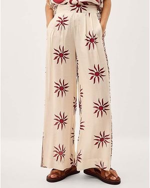 Monsoon Sunnie Wide Leg Beach Trousers - Pink