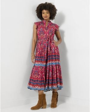 Joe Browns Jb California Sunsets Maxi Dress Petite - Red