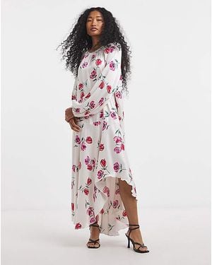 Flounce London Floral Shift Dress - Multicolour