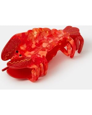 Accessorize Lobster Claw Clip - Red