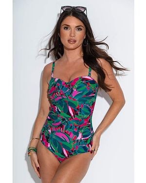 Pour Moi Tummy Control Swimsuit - Blue