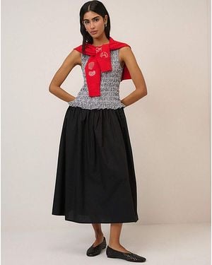 Nobody's Child Nc Drina Midi Dress - Black