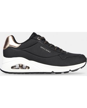 Skechers Uno Shimmer Away E Fit - White
