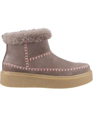 Hush Puppies Brielle Stitch Boot - Brown