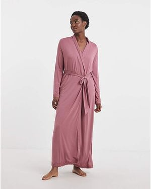 JD Williams Viscose Lace Maxi Gown - Pink