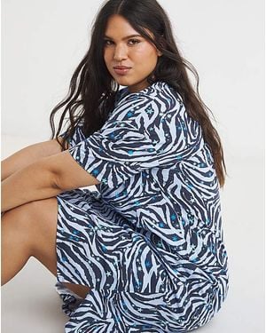 Simply Be Value Midi Nightie - Blue