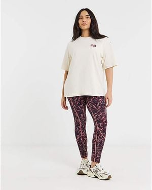 Snowdonia Leopoard Print Leggings - White