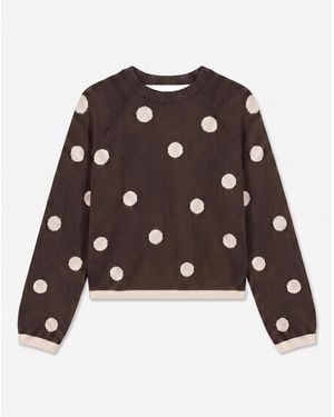 Vero Moda Spot Knit Jumper - Brown