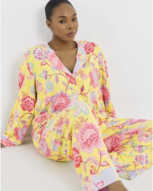Figleaves Floral Revere Set - Orange