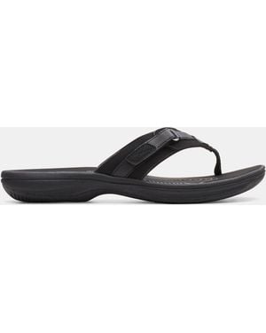 Clarks Cloudsteppers Sandal D Fit - White
