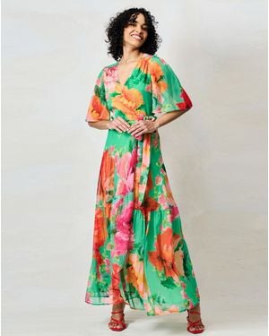 Hope & Ivy The Samantha Dress - Green