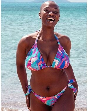 Curvy Kate Ibiza String Bikini Top - Multicolour