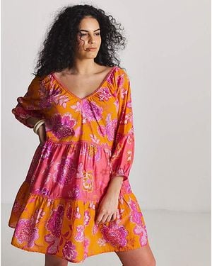 Figleaves Tiered Mini Beach Dress